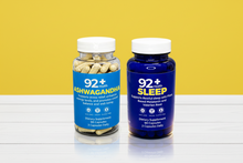 Load image into Gallery viewer, 92+ Calm & Restore Stress Relief Bundle with Ashwagandha and Sleep Support Capsules for natural stress reduction and restful sleep