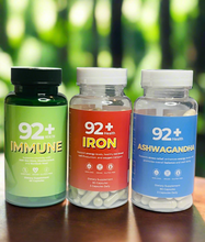 Load image into Gallery viewer, Boost your energy and vitality with the 92+ Iron Health Bundle. Combat iron deficiencies naturally, improve iron levels, and experience balanced wellness every day.