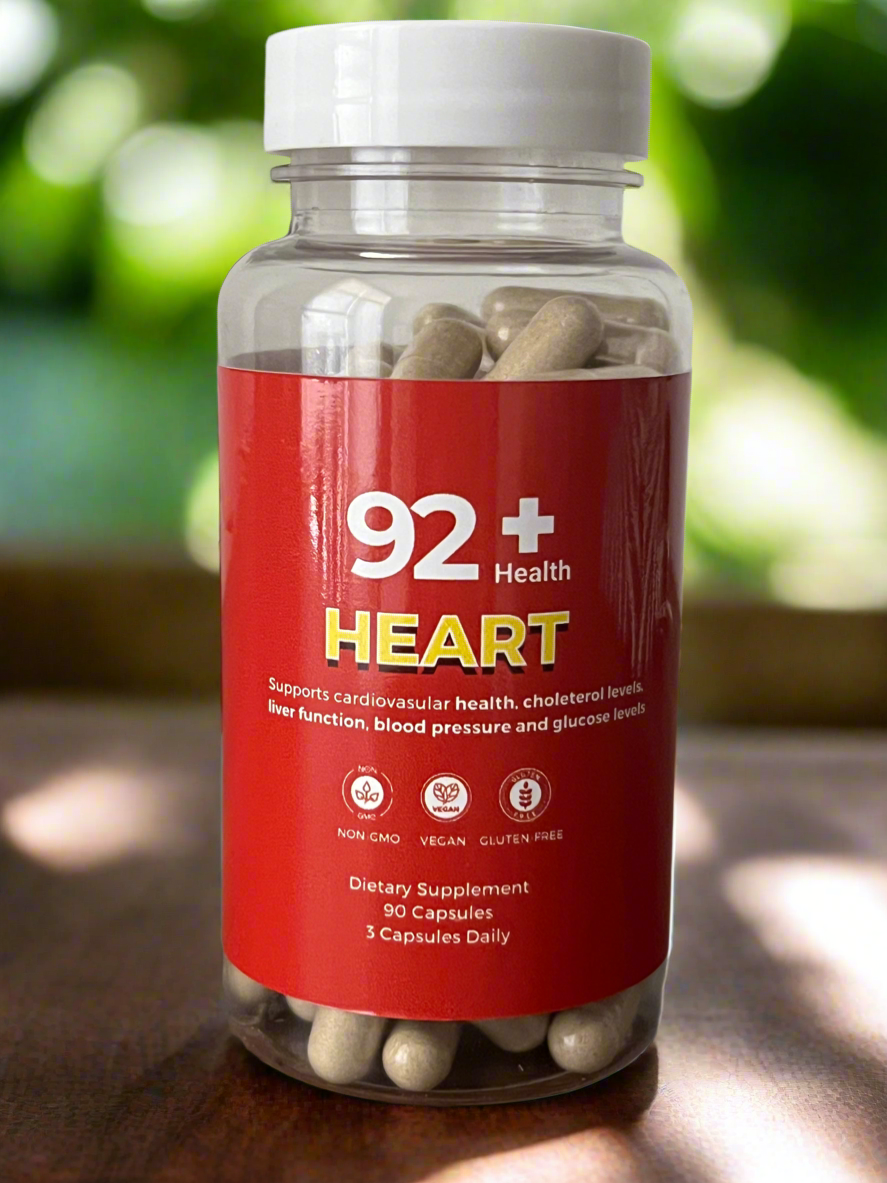 Herbia Del Sapo for Heart Health boosts cardiovascular wellness with 92+Heart, supporting cholesterol, blood pressure, glucose, and liver function for optimal health.