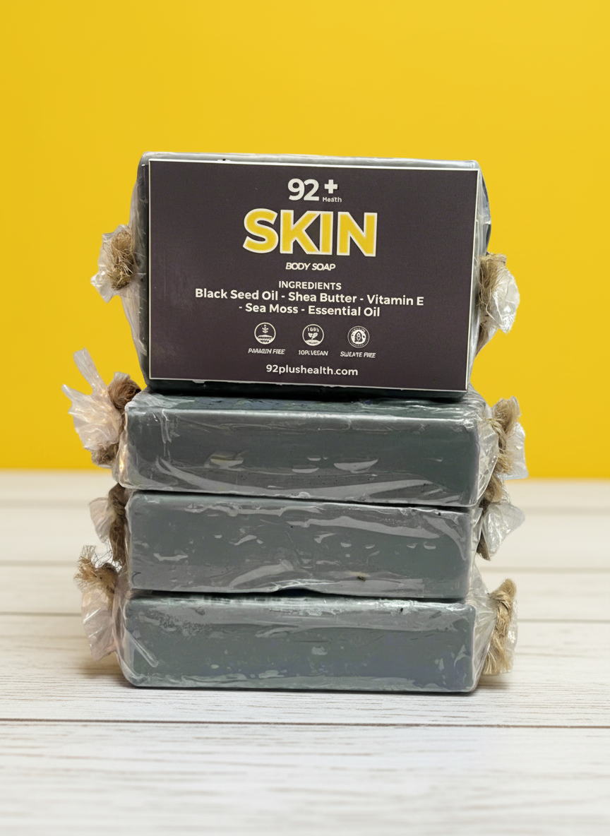 Experience the nourishing benefits of our Sea Moss Body Soap, enriched with Irish Sea Moss, Vitamin E, and Shea Butter for healthy, radiant skin.