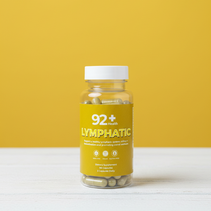 92+ Lymphatic Support Capsules- Plant Based Daily Wellness