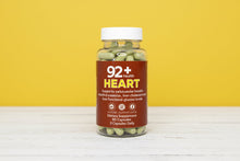 Load image into Gallery viewer, 92+ Heart dietary supplement bottle with Herbia Del Sapo capsules for heart health and liver function support

