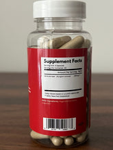 Load image into Gallery viewer, Bottle of 92+ Heart with Herbia Del Sapo capsules supporting heart health, cholesterol, blood pressure, glucose, and liver function
